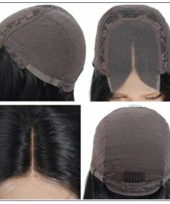 4x4 Lace Closure Wig Natural Black Human Hair Bob Wigs For Sale Affordable Short Human Hair Wigs img 3-min