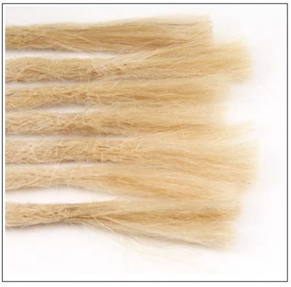 613 Blonde Dreadlock Extensions Human Hair Dreads 3-min