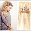 613 Blonde Dreadlock Extensions Human Hair Dreads img-min