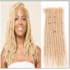 613 Blonde Dreads Long Dreadlock Human Hair Crochet Extensions img-min