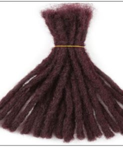 99j Burgundy Color Synthetic Dreadlocks Extensions Handmade 4
