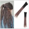 Black and Ash Brown 2-33 Color Crochet Braids With Synthetic Hair Dreadlocks img-min