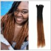 Black and Brown 2-6 Dreadlocks Extensions Synthetic Hair Faux Locs 100% Handmade img-min