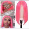 Bob Wigs 8-14 Inch Pink Lace Front Wigs img-min