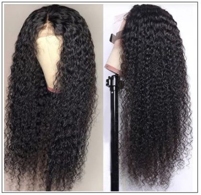 Brazilian Natural 13x4 Lace Front Pre plucked Curly Lace Front Wig 100 Human Hair 3 min