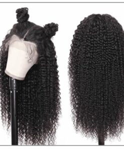 Brazilian Natural Pre-plucked Long Curly Lace Front Wig 100% Human Hair 2-min