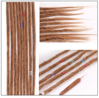 Dreadlock Extensions Color 27 Dyed Dreads Dreadlock Styles 3-min