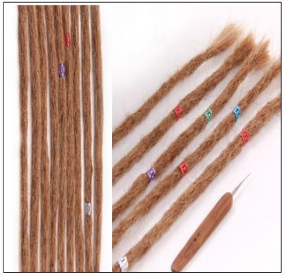 Dreadlock Extensions Color 27 Dyed Dreads Dreadlock Styles 4-min