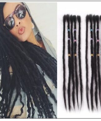 Dreadlock Extensions Human Hair 1# Hair Color Hairstyles img-min