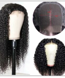 HD Transparent Lace Wig Jerry Curly 5x5 Closure Wigs img 2-min