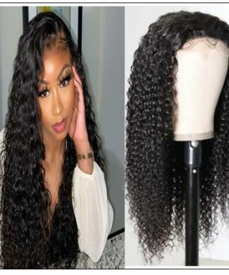 HD Transparent Lace Wig Jerry Curly 5x5 Closure Wigs img-min