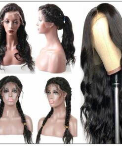 Human Hair Body Wave 360 Lace Frontal Wig img 3-min