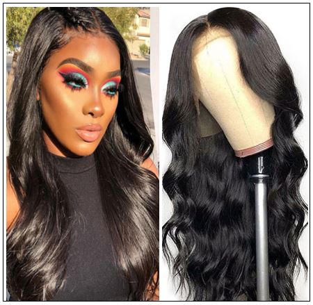 Human Hair Body Wave 360 Lace Frontal Wig img-min