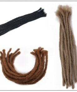 Medium Dreadlocks Extensions For Men and Women Synthetic Hair 5 Colors 2-min