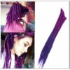 Ombre Purple 2-21 Crochet Braids Dreadlock Extensions With Synthetic Hair img-min