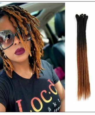 Ombre T2 6 Color Crochet Braids Synthetic Hair Dreads img