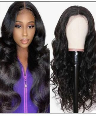 Pre Plucked Virgin Hair Body Wave HD Lace Closure Wigs Amazing Lace Melted Match All Skin Color img-min