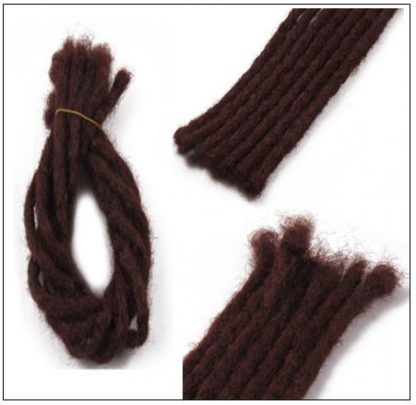 Soft Dread Crochet Hair Dreadlocks Extensions Synthetic Hair Color 33# img 2-min