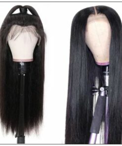 Straight Full Lace Human Hair Wigs 150% Density Remy Hair Wig For Black Women 2