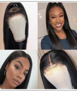 Straight Full Lace Human Hair Wigs 150 Density Remy Hair Wig For Black Women 4