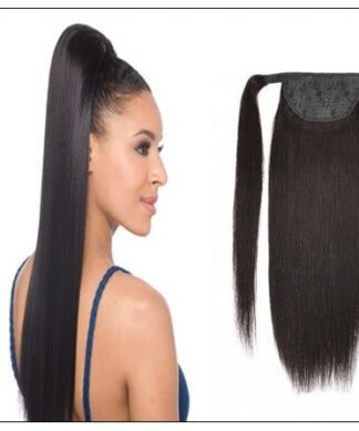 12 inch human hair ponytail-min