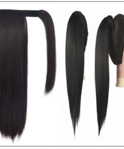 26 inch human hair ponytail 3-min