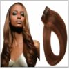 #4 30 Medium Brown Auburn Straight 100% Remy Hair Clip In Human Hair Extensions img-min