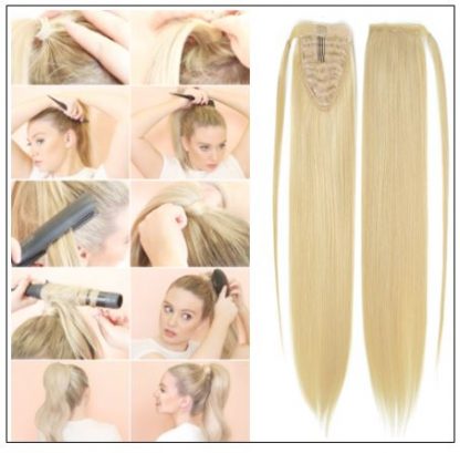 613 blonde ponytail extension 4-min