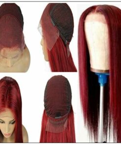 Best Pre Plucked Red Full Lace Wigs Human Hair 4