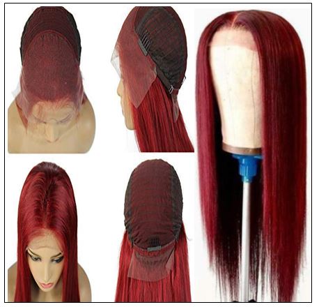 Best Pre Plucked Red Full Lace Wigs Human Hair 4