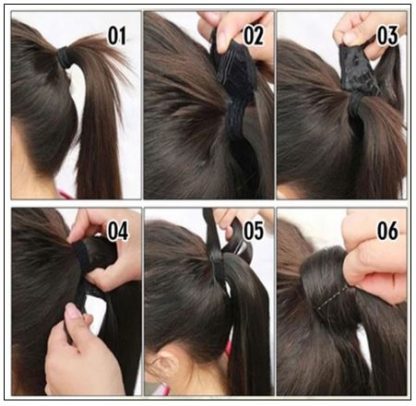 Black Ponytail Extensions 4