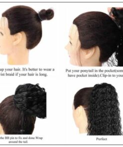 Braids with Curly Ponytail Black Hair 4 min