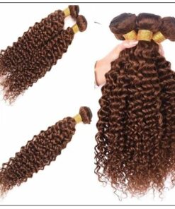 Brazilian Dark Brown Curly Hair Weaves 2-min