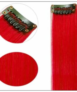 Dark Red Clip In Hair Extensions 4-min