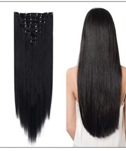 Foreign Holics Straight Clip in Hair Extensions 3-min