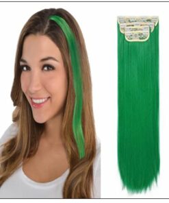 Green Clip In Hair Extensions img-min