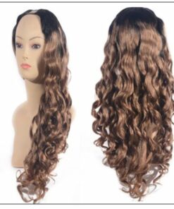 Ombre U Part Wig Human Hair Loose Body Wave T1B27 img min