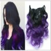 Purple Ombre Clip In Hair Extension img-min