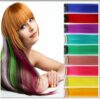 Rainbow Hair Extensions Colored Party Highlights Straight Hair Extension Clip In img-min