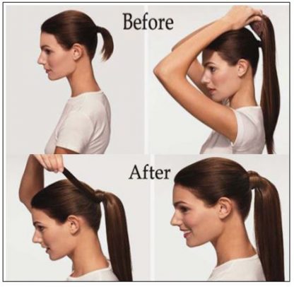 Short Ponytail Hair Extension 4 min