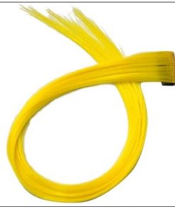 Yellow Clip In Hair Extensions 2-min