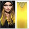Yellow Clip In Hair Extensions img-min