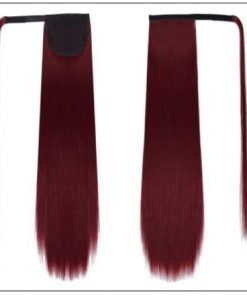 Burgundy Human Hair Ponytail Extension-Nexahair Best Ponytail Hair Burgundy Human Hair Ponytail Extension-Nexahair Best Ponytail Hair