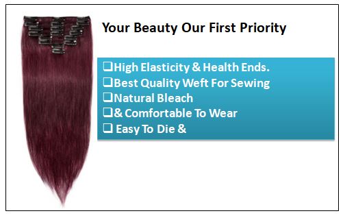 Burgundy Hair Extensions-Nexa hair Best Hair Extensions