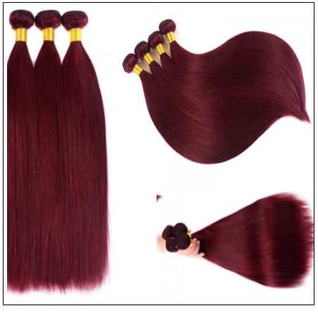 Dye Weave Burgundy 100% Natural Remy Human Hair