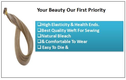 Golden Brown With Golden Blonde Colour U Tip Hair Extension-min brazilian virgin hair body wave