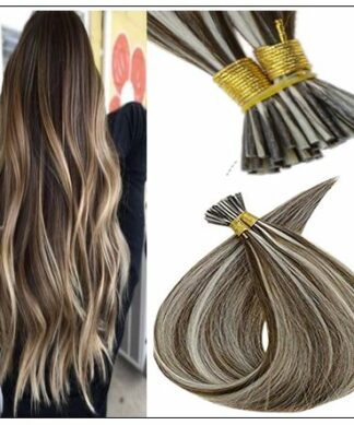 I Tip Piano Color 3P60 Keratin Pre Bonded Hair Extensions img-min