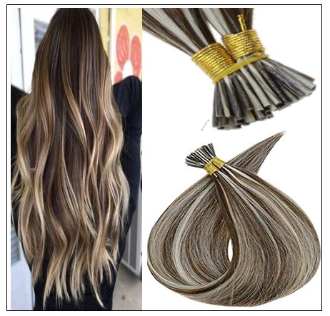I Tip Piano Color 3P60 Keratin Pre Bonded Hair Extensions img-min