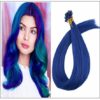 Keratin Hair Blue Color U Tip Hair Extensions img-min