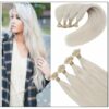 Keratin White Blonde U Tip Hair Extension img-min